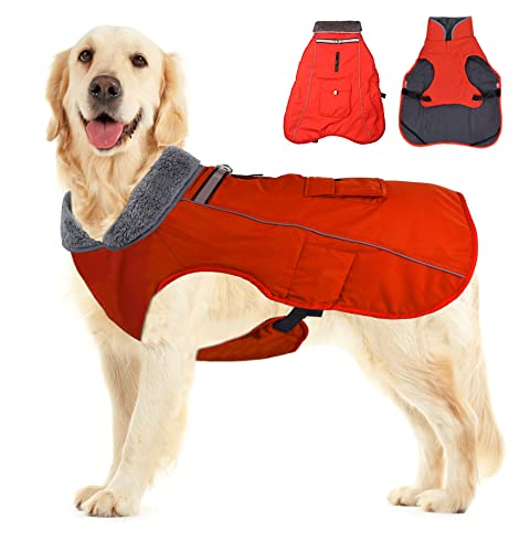 Dog Jacket Reflective Waterproof Windproof