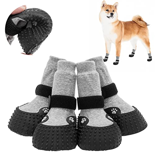 KOOLTAIL 2 Pair Waterproof Pet Shoes