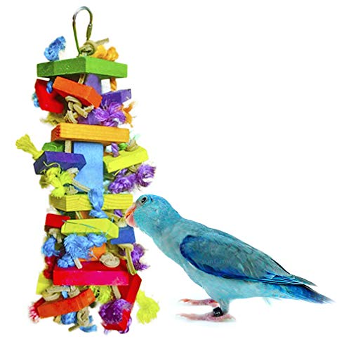 Meric Block Toy for House Birds, 12-inches Tall 4-inches Wide