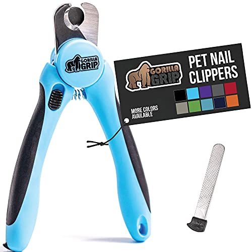 Gorilla Grip Professional Pet Nail Clippers and File