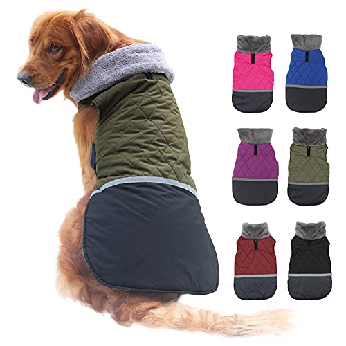Reversible Fleece Dog Coat for Small Dogs