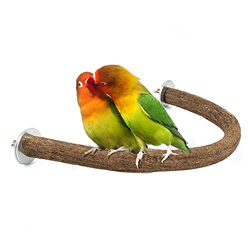 Wood Stand Perch Swing Parrots