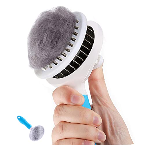Self Cleaning Slicker Brushes for Shedding and Grooming