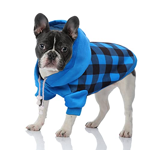 Dog Hoodie with Leash Hole for Small Medium Puppy