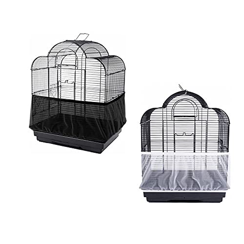 2 Pack Airy Gauze Bird Cage Seed Catcher