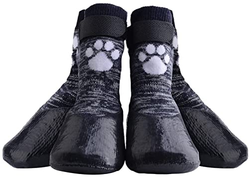 Paw Protector Dog Socks Anti Slip with Straps