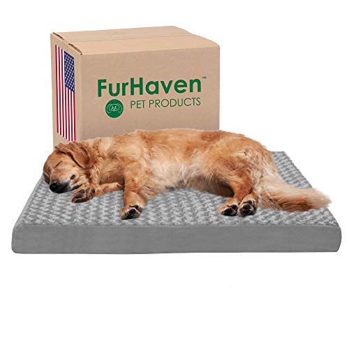 Furhaven Orthopedic Pet Bed for Dogs and Cats