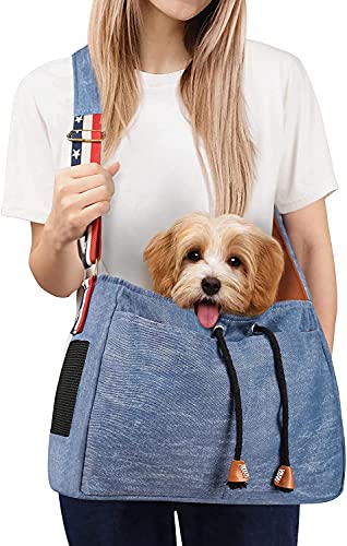 Puppy Sling Bag with Breathable Mesh