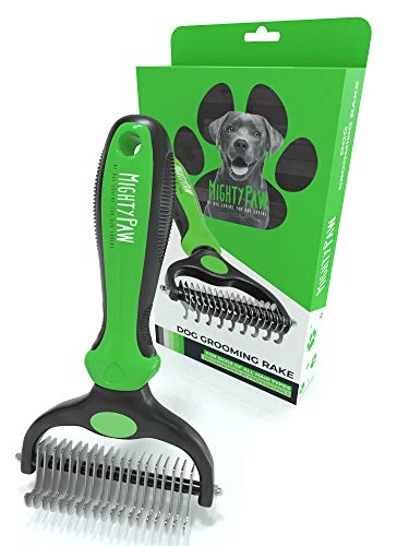 Dematting Pet Comb with Dual-Sided Stainless Steel