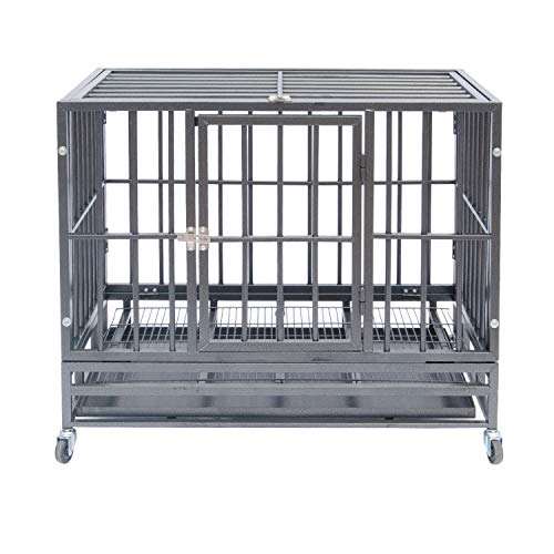 Dog Cage Heavy Duty Metal Crate Kennel