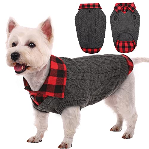 Weather Coat Warm Apparel for Small Medium Dogs Cats Sweater