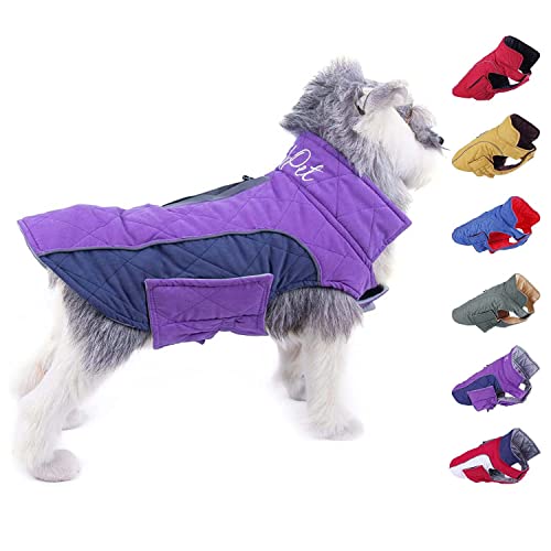 Waterproof Windproof Reversible Winter Dog Jacket