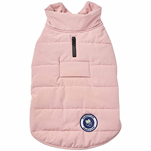Fall Winter Dog Puffer Jacket in Pink