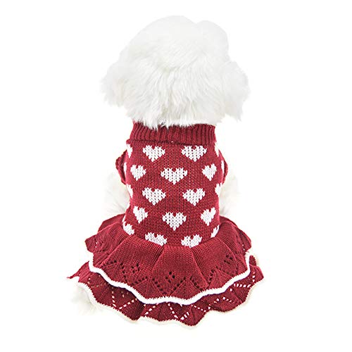 Christmas Small Dog Sweaters Female Girl