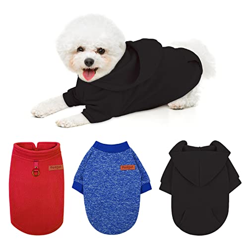 Winter Dog Clothes Set Dog Hoodies with Pocket Dog