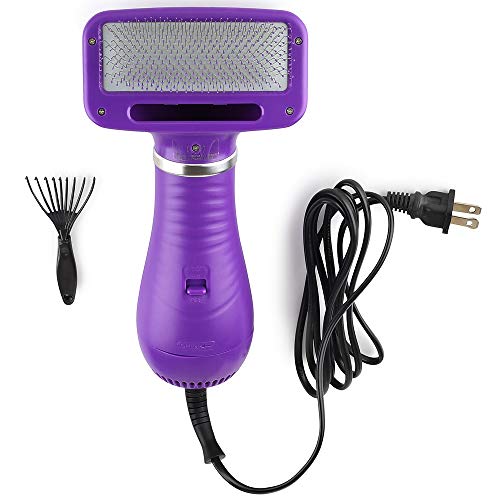 Pet Hair Brush and Hair Dryer for Dogs by Hertzko