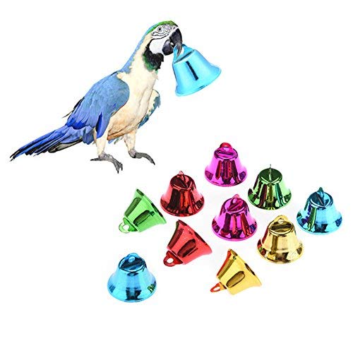 10pcs Colorful bells Bird Toy Making Kits DIY Accessory