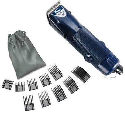 Professional dog pet clipper with comb guide set, ideal for grooming dogs at home.