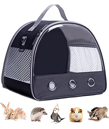 Portable Guinea Pig Carrier for 2, Hamster Cage