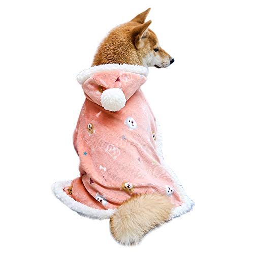 Fulvara Dog Clothes Fleece Winter Coat