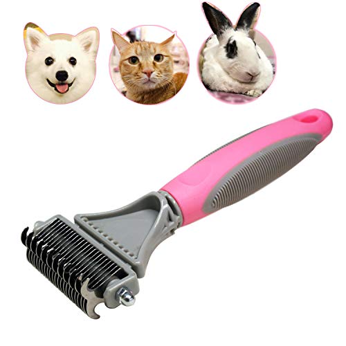 2 Sided Undercoat Rake for Cats & Dogs