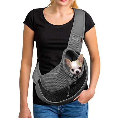 YUDODO Reflective Pet Dog Sling Carrier Breathable