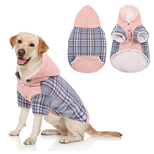 Pink Dog Winter Coat Small to Large Dogs
