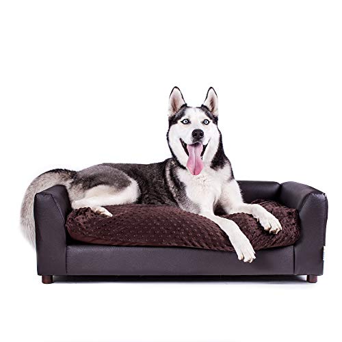 Keet Fluffy Deluxe Pet Bed, Chocolate