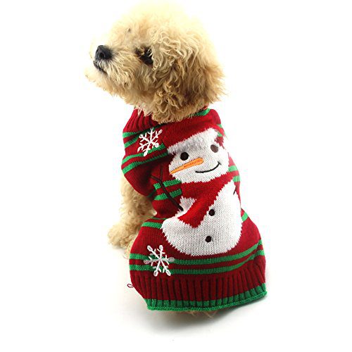 NACOCO Dog Snow Sweaters Snowman