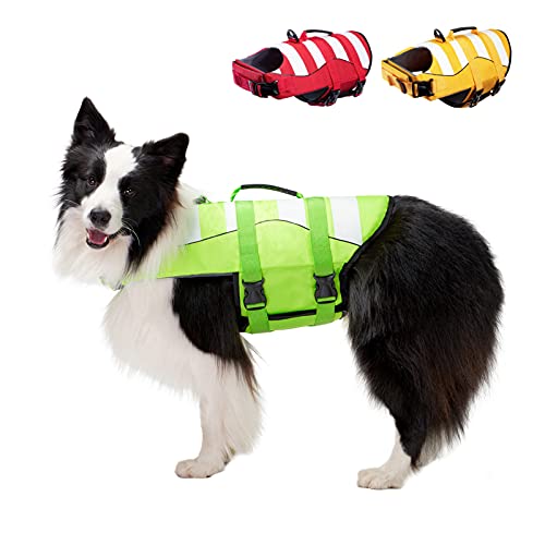 Superior Buoyancy Dog Life Jacket Ripstop Safety Vests