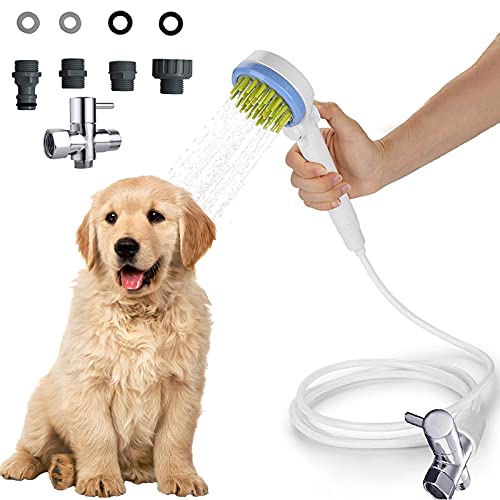 2-in-1 Dog Water Sprinkler Dog Shower Sprayer