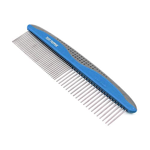 Tuff Pupper Dog Grooming Comb, Easily & Safely Remove