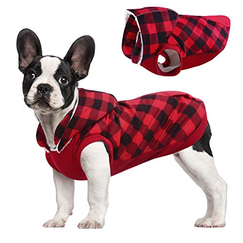 Windproof Cozy Cold Weather Dog Coat Fleece Lining