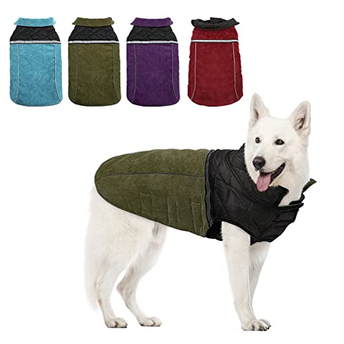 Reflective Dog Winter Coat for Small, Medium & Giant Canines