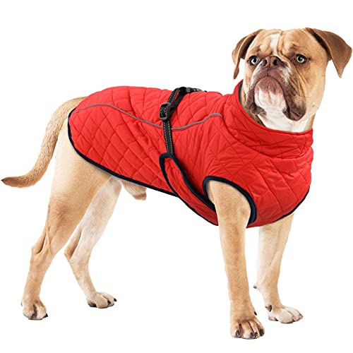 Dogs Windproof Pet Cold Weather Jacket Adjustable