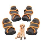 Dog Boots Waterproof Shoes with Sturdy Anti-Slip