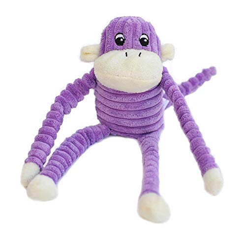ZippyPaws - Spencer The Crinkle Monkey Dog Toy