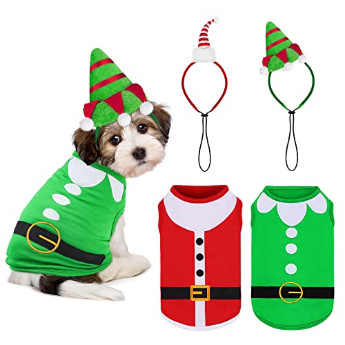 Sleeveless Christmas Dog Headbands