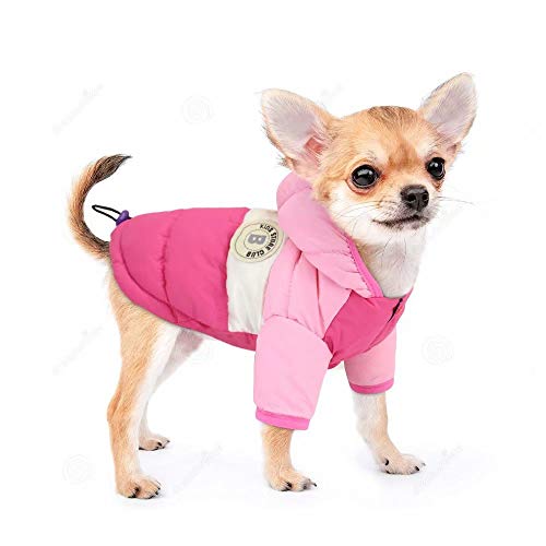 Chihuahua, Yorkie, Poodles Dog Winter Coat Hoodie Snowsuit