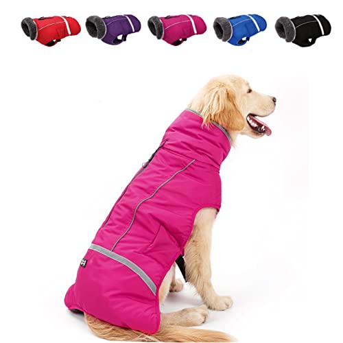 Dog Winter Coat with Thicken Furry Collar