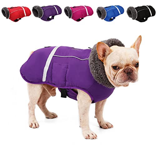 Doglay Reflective Dog Winter Coat Pet Warm Christmas Clothes