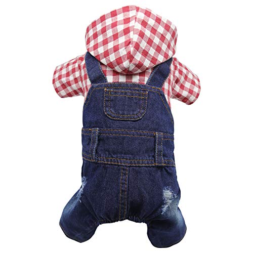 Medium Small Jumpsuit Dog Jeans Hoodies