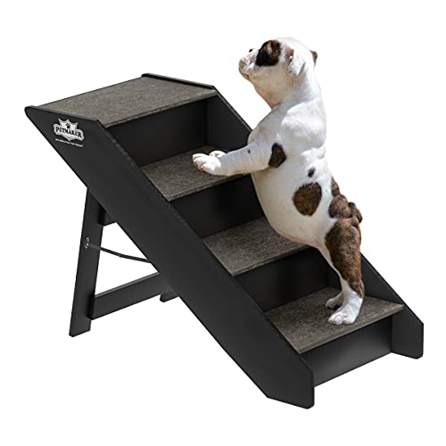 PETMAKER Folding Pet Stairs-Carpeted Foldable