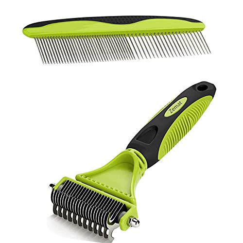 Rake Brush For Dogs-Double Sided Rake Brush