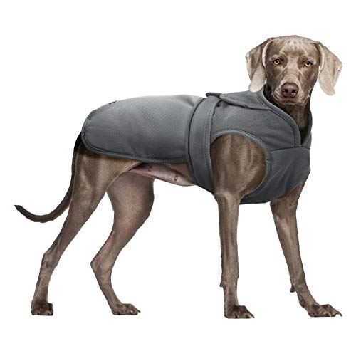 Kuoser Canvas Cold Weather Dog Coat for Winter
