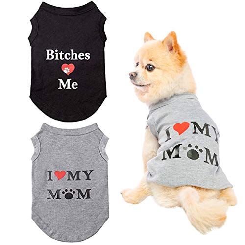 Vests Dog Clothes with Fashion Printing