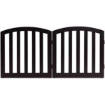 Giantex 24'' Dog Gate with Arched Top for Doorway and Stairs