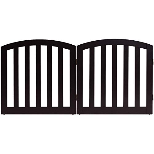 Giantex 24'' Dog Gate with Arched Top for Doorway and Stairs