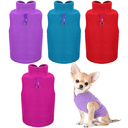 Dog Fleece Vest Dog Cold Weather Pullover