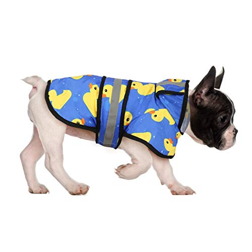 Dog Raincoat Hooded Slicker Poncho